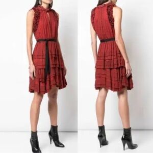 Jason Wu Tiered Ruffled Mini Dress